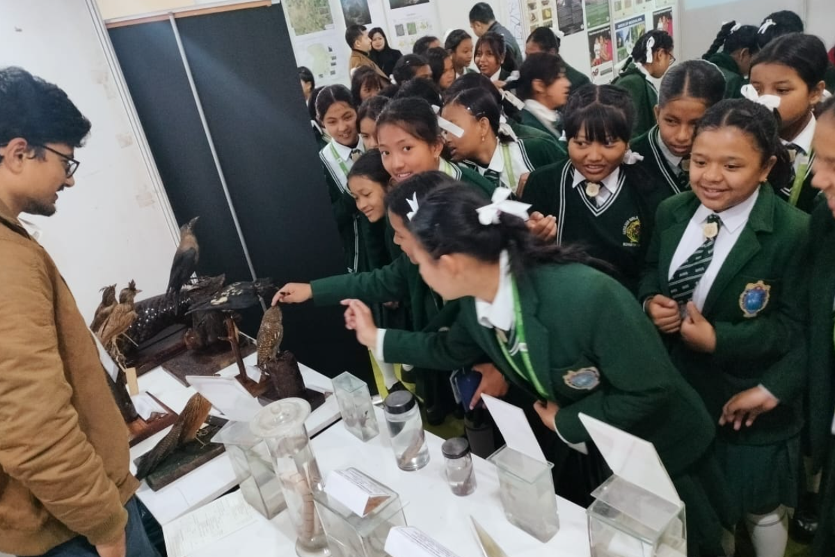 Visit of School Students to our Exhibition Stall on the occasion of National Science Day